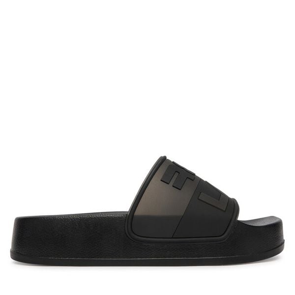 Klapki REPLAY. Czarne klapki Replay, bez wzorów, bez obcasa, bez zapięcia. Za 199.99 zł.