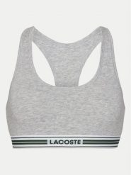 Lacoste Biustonosz top IF8179 Szary. Szare biustonosze Lacoste, s, bez wzorów, z bawełny, bez kołnierzyka, bez ramiączek. Za 119.99 zł.