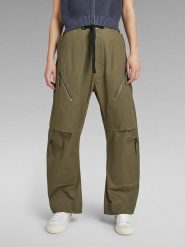 G-Star Spodnie w kolorze khaki rozmiar: W27. Brązowe spodnie materiałowe G-Star, bez wzorów, z bawełny, retro, z podwyższonym stanem. Za 145.60 zł.