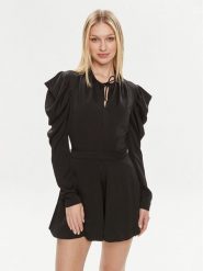 IRO Kombinezon Lamas AR134 Czarny Regular Fit. Czarne sukienki Iro, bez wzorów, z syntetyku, bez kołnierzyka, bez ramiączek. Za 1,069.00 zł.