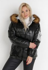 Czarna Kurtka Barbedeia. Czarne kurtki Born2be, xl, z aplikacjami, bez kaptura. W wyprzedaży za 125.99 zł.