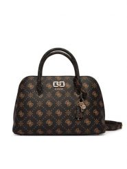 Guess Torebka Emelie Logo HWGP99 28060 Brązowy. Brązowe torebki klasyczne Guess, z aplikacjami, ze skóry, bez dodatków. Za 749.99 zł.
