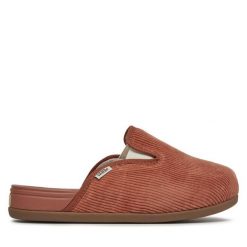 Klapki Vans. Czerwone klapki Vans, bez wzorów, bez obcasa, bez zapięcia. Za 319.99 zł.