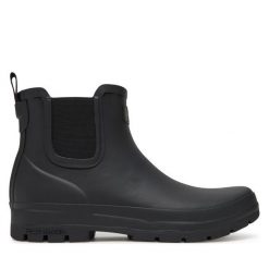 Kalosze Helly Hansen. Czarne kalosze Helly Hansen, bez wzorów, bez zapięcia. Za 199.99 zł.