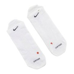 Skarpety Unisex Dla Dorosłych LTWT DriFIT (zestaw 2 Sztuk). Białe skarpetki Nike, bez wzorów. Za 131.99 zł.