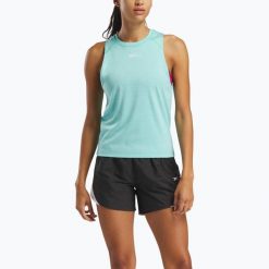 Koszulka Reebok Id Train Energy SLVLS Tech Tee. Zielone t-shirty sportowe REEBOK FITNESS, bez wzorów, bez ramiączek, na fitness i siłownię. Za 67.99 zł.