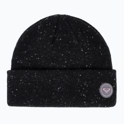 Czapka zimowa damska ROXY Frozenlake Beanie. Czarne czapki zimowe Roxy, bez wzorów, z dzianiny, sportowe. Za 149.99 zł.