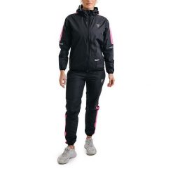 Kombinezon do pocenia dla kobiet na odchudzanie RDX H1. Czerwone kombinezony RDX SPORTS, m, bez wzorów, z materiału, eleganckie, bez kołnierzyka, bez ramiączek. Za 289.99 zł.