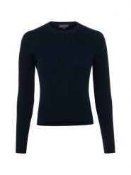 Franco Callegari Sweter z dzianiny Kobiety Bawełna niebieski, XXL. Niebieskie swetry Franco Callegari, xxl, bez wzorów, z bawełny, klasyczne, bez ramiączek. Za 249.95 zł.