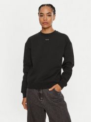 Calvin Klein Bluza Nano Logo K20K208329 Czarny Regular Fit. Czarne bluzy Calvin Klein, s, bez wzorów, z bawełny, bez kaptura. Za 239.99 zł.