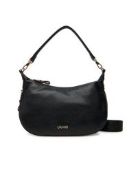 Liu Jo Torebka Esc M Hobo AF5133 E0058 Czarny. Czarne torebki klasyczne Liu Jo, bez wzorów, ze skóry, bez dodatków. Za 629.99 zł.