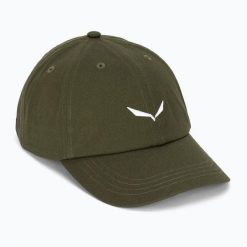 SALEWA Czapka z daszkiem Eagle Logo CAP dark olive. Czerwone czapki z daszkiem Salewa, bez wzorów, z bawełny, klasyczne. Za 224.00 zł.