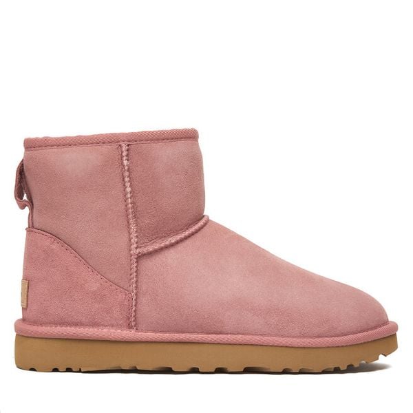 Śniegowce Ugg. Czerwone śniegowce UGG, bez wzorów, bez zapięcia. Za 809.99 zł.