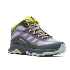Buty trekkingowe damskie Merrell Moab Speed Mid Gtx. Buty trekkingowe Merrell, z materiału, bez zapięcia. Za 719.00 zł.