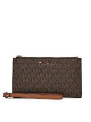 MICHAEL Michael Kors Portfel 32F1GJ6W4B Brązowy. Brązowe portfele MICHAEL Michael Kors, bez wzorów, ze skóry. Za 679.99 zł.