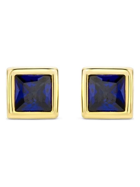 Diamant Exquis Złote kolczyki-wkrętki z szafirami rozmiar: onesize. Niebieskie kolczyki Diamant Exquis, z szafirem, złote. Za 361.02 zł.