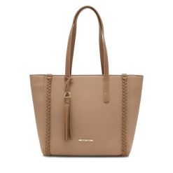 Torba Jenny Fairy. Brązowe shopper bag Jenny Fairy, bez wzorów, bez dodatków. Za 159.99 zł.