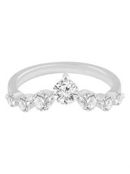 Diamonds lab grown Złoty pierścionek z diamentami rozmiar: 50. Szare pierścionki Diamonds lab grown, z diamentem, złote. Za 2,914.99 zł.