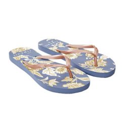 Japonki plażowe damskie Rip Curl Oceans Together 70. Niebieskie japonki Rip Curl, bez wzorów, sportowe. Za 47.99 zł.