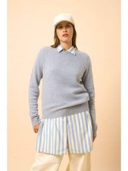 Just Cashmere Kaszmirowy sweter "Arequipa" w kolorze szarym rozmiar: XXL. Szare swetry Just Cashmere, xxl, bez wzorów, z kaszmiru, bez ramiączek. Za 739.71 zł.