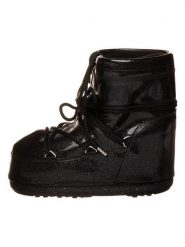 Moon Boot Botki zimowe "Icon" w kolorze czarnym rozmiar: 33-35. Czarne botki Moon Boot, bez wzorów, z materiału, bez obcasa, bez zapięcia. Za 589.95 zł.