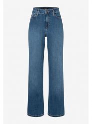 More & More Dżinsy - Comfort fit - w kolorze niebieskim rozmiar: 46. Niebieskie jeansy More & More, z aplikacjami, ze skóry, klasyczne, z podwyższonym stanem. Za 104.99 zł.