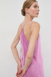 BOSS sukienka kolor różowy maxi prosta. Czerwone sukienki Boss, na co dzień, bez wzorów, z materiału, bez kołnierzyka, bez ramiączek, maxi, proste. Za 1,269.90 zł.