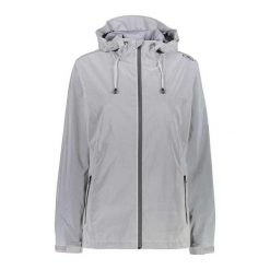 Kurtka przeciwdeszczowa damska z kapturem CMP. Szare kurtki przeciwdeszczowe CMP, s, bez wzorów, z kapturem, trekkingowe. Za 274.00 zł.