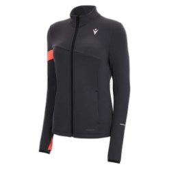 Bluza damska zapinana na zamek Macron FCC Aura 3D Stretcher. Brązowe bluzy Macron, bez wzorów, bez ramiączek, bez kaptura. W wyprzedaży za 342.20 zł.