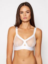 DKNY Biustonosz bezfiszbinowy DK4084 Biały. Białe biustonosze DKNY, bez wzorów, z syntetyku. Za 159.99 zł.