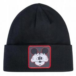 CZAPKA ZIMOWA CAPSLAB DISNEY CD-/1/BON/TMI1. Czarne czapki zimowe CapsLab, bez wzorów, eleganckie. Za 139.00 zł.
