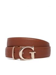 Guess Pasek BW9465 P6330 Brązowy. Brązowe paski Guess, z aplikacjami, ze skóry. Za 234.99 zł.