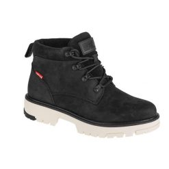 Buty trekkingowe damskie, Levi's Solvi Ankle. Czarne buty trekkingowe Levi's, bez zapięcia. W wyprzedaży za 444.45 zł.