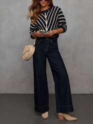 Milan Kiss Sweter w kolorze granatowym rozmiar: XL. Niebieskie swetry Milan Kiss, xl, bez wzorów, bez ramiączek. Za 152.99 zł.