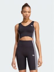 Adidas Biustonosz sportowy Essentials 3 Stripes Seamless Bralette KZ4109 Czarny. Czarne biustonosze sportowe adidas, bez wzorów, z syntetyku. Za 179.99 zł.