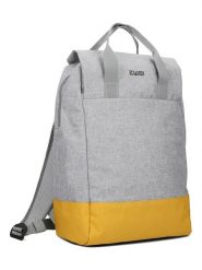 Zwei Plecak "Benno BE160" w kolorze szaro-żółtym - 30 x 42 x 17 cm rozmiar: onesize. Szare plecaki Zwei, bez wzorów, z materiału, bez dodatków. Za 152.98 zł.