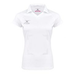 Damska koszulka polo Gilbert Eclipse Hook and Loop. Białe t-shirty sportowe GILBERT, bez wzorów, bez ramiączek. Za 217.00 zł.