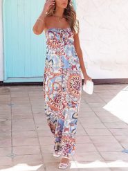 Milan Kiss Kombinezon w kolorze błękitno-pomarańczowym rozmiar: L. Niebieskie kombinezony Milan Kiss, l, bez wzorów, bez kołnierzyka, bez ramiączek. Za 173.99 zł.