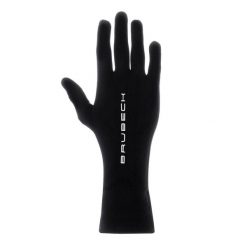 Rękawiczki merino unisex Brubeck. Czarne rękawiczki Brubeck, bez wzorów, z elastanu, sportowe. Za 125.99 zł.