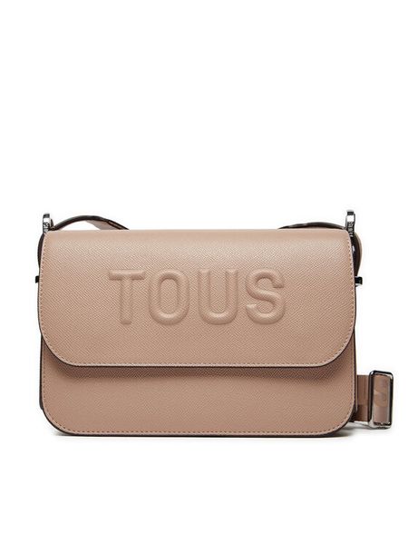 TOUS Torebka Brenda 2002106543 Beżowy. Brązowe listonoszki tous, bez wzorów, ze skóry, bez dodatków. Za 699.99 zł.
