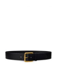 LAUREN RALPH LAUREN Pasek Damski 412959139001 Czarny. Czarne paski Lauren Ralph Lauren, bez wzorów, ze skóry. Za 339.99 zł.