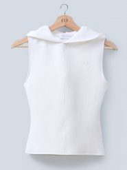 LeGer Top "Ellen" w kolorze białym rozmiar: 40. Białe topy LeGer, bez wzorów, bez kołnierzyka, bez ramiączek. Za 135.49 zł.