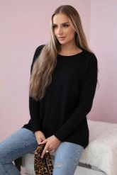 Sweter z kieszeniami z przodu czarny. Czarne swetry KESI, na jesień, l, bez wzorów, z jeansu, eleganckie, plus size, bez ramiączek. Za 178.78 zł.