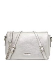 JENNY Torebka C-JNY-M-011-08 Srebrny. Szare listonoszki Jenny, bez wzorów, z materiału, bez dodatków. Za 119.99 zł.