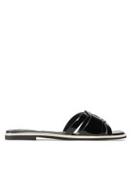 Aldo Klapki Cadialdan 13387261 Czarny. Czarne klapki Aldo, bez wzorów, z tworzywa sztucznego, bez obcasa, bez zapięcia. Za 259.99 zł.