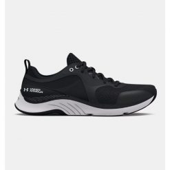 Buty treningowe damskie Under Armour W Hovr Omnia. Czarne buty treningowe Under Armour, bez wzorów, bez zapięcia, na fitness i siłownię. W wyprzedaży za 367.95 zł.