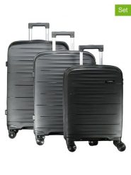 Geographical Norway 3-częściowy zestaw "Sillo" w kolorze czarnym rozmiar: onesize. Czarne walizki Geographical Norway. Za 404.99 zł.