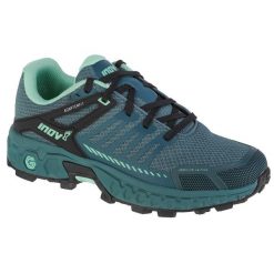 Buty do biegania damskie, Inov-8 Roclite Ultra G 320. Zielone buty treningowe Inov-8, bez wzorów, z materiału, przed kostkę, bez zapięcia, do biegania. Za 499.99 zł.