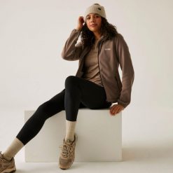 Floreo IV Polar turystyczny damski. Brązowe bluzy z polaru Regatta, bez wzorów, z polaru, trekkingowe. Za 139.99 zł.