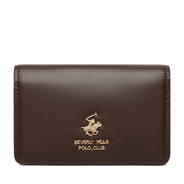 Portfel Beverly Hills Polo Club. Brązowe portfele Beverly Hills Polo Club, bez wzorów. Za 69.99 zł.
